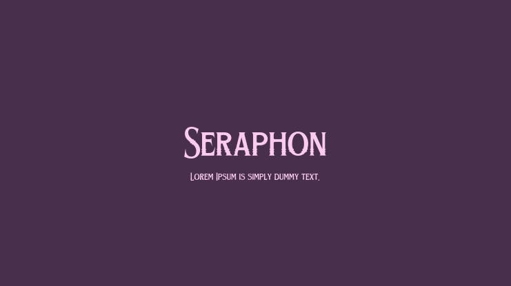 Seraphon Font