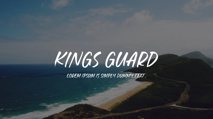 Kings Guard Font