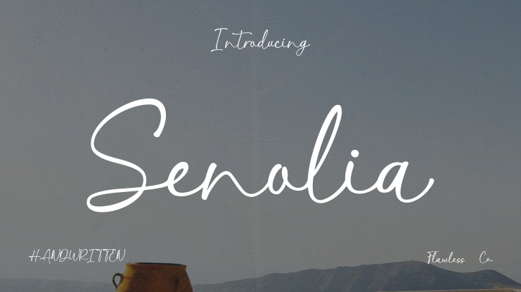 Senolia Font