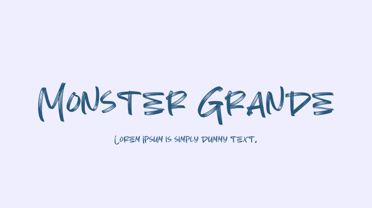 Monster Grande Font