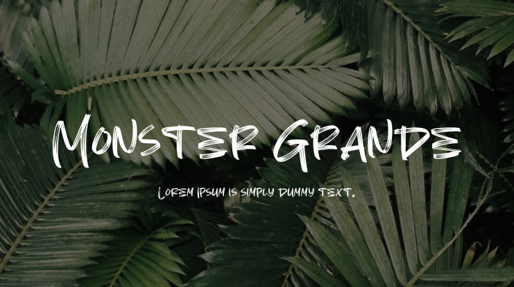 Monster Grande Font