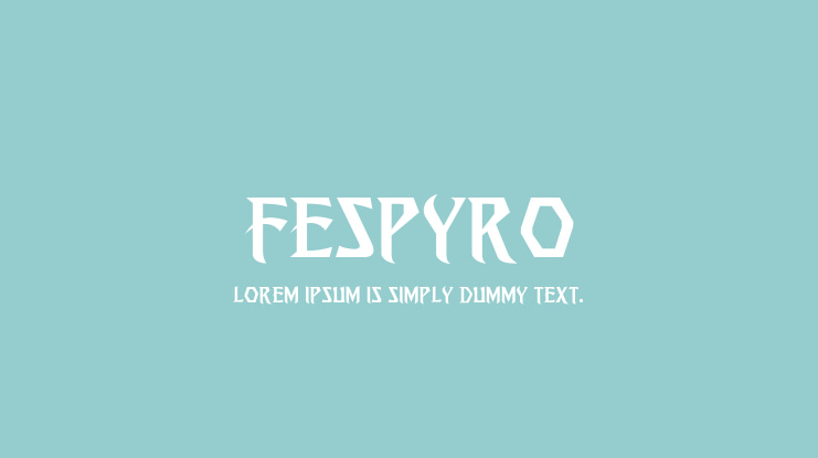Fespyro Font