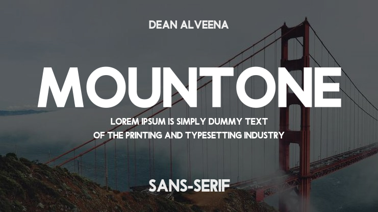 Mountone Font