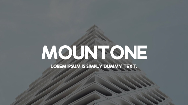 Mountone Font