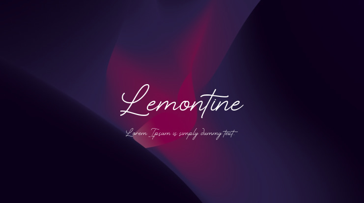 Lemontine Font