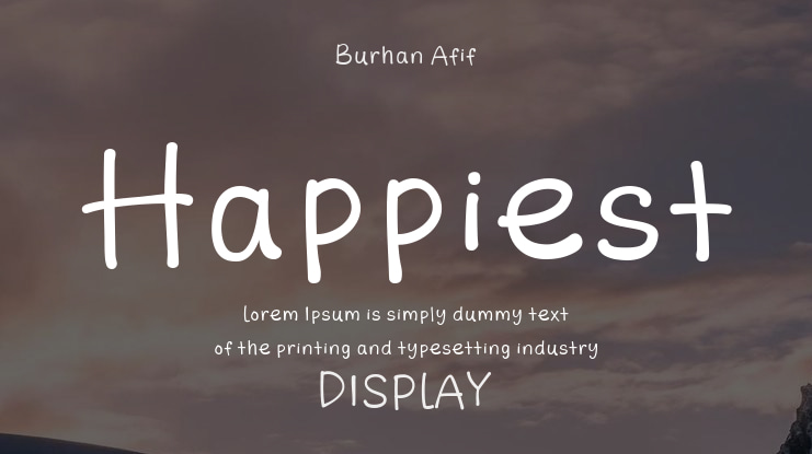 Happiest Font