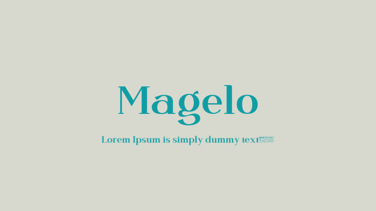 Magelo Font