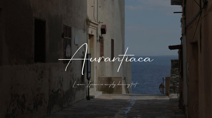 Aurantiaca Font