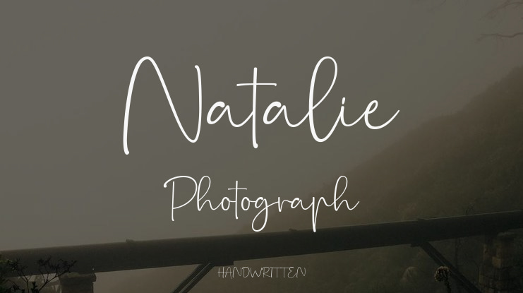 Natalie Photograph Font
