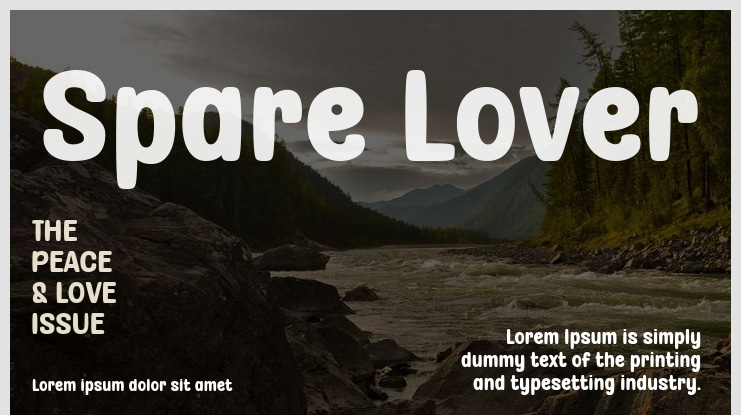 Spare Lover Font