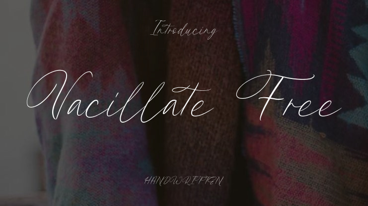 Vacillate Free Font