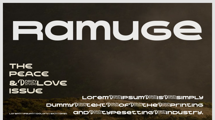 Ramuge Font