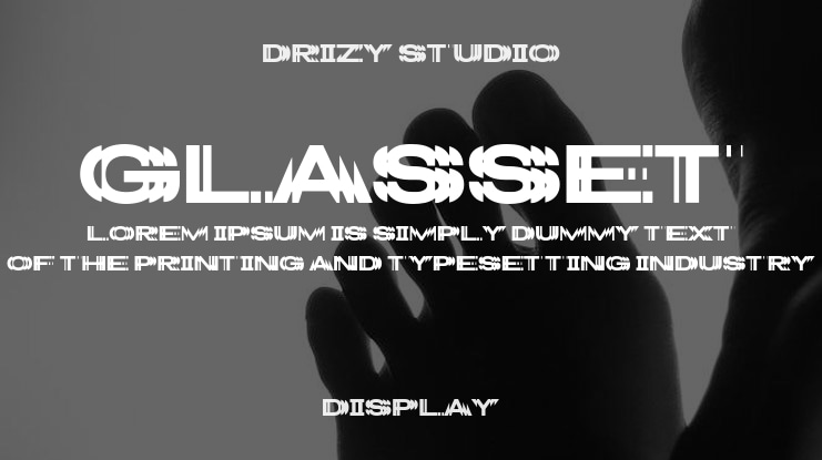 Glasset Font