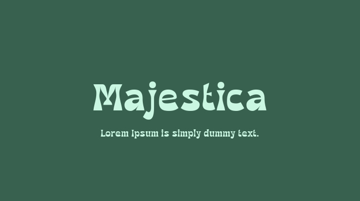 Majestica Font