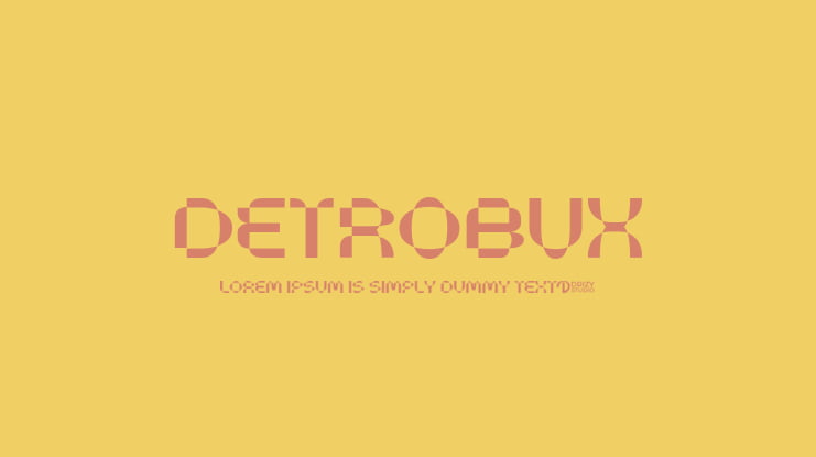 Detrobux Font