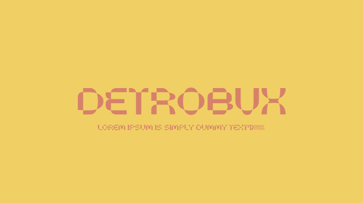 Detrobux Font
