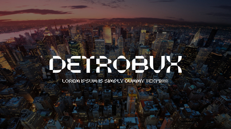 Detrobux Font