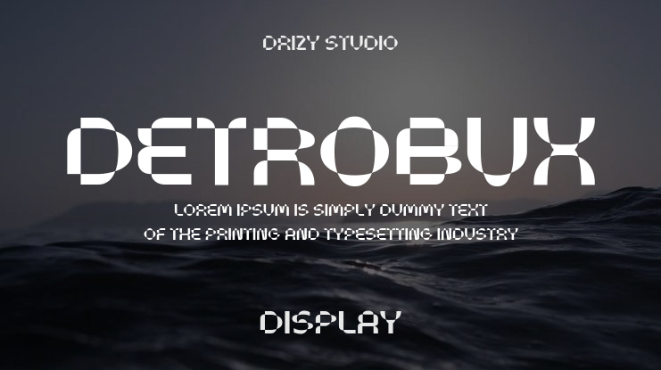 Detrobux Font