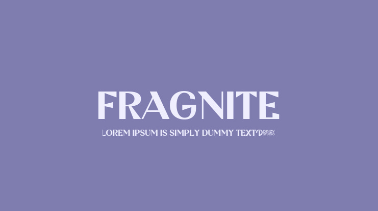 Fragnite Font