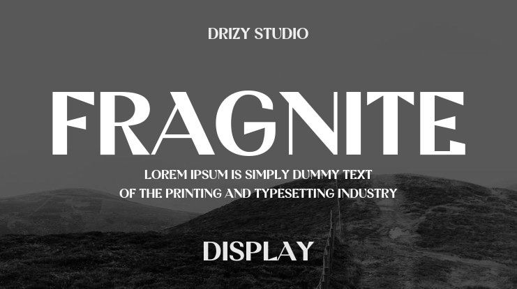 Fragnite Font