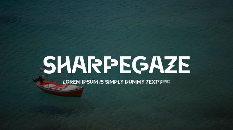 Sharpegaze Font