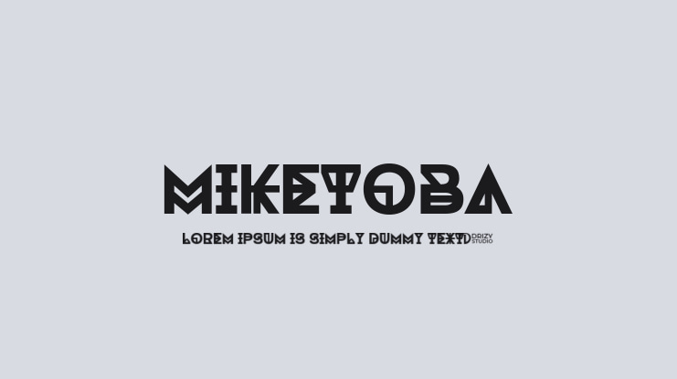 Miketoba Font