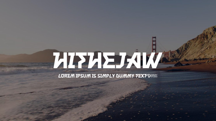 Hithejaw Font