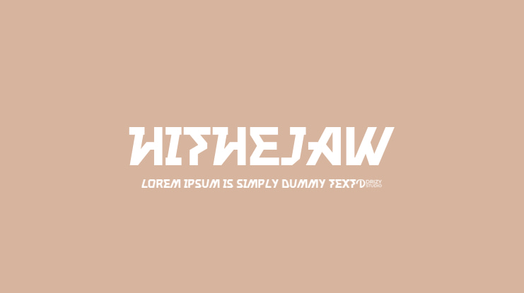 Hithejaw Font