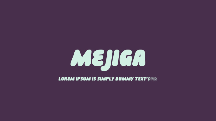 Mejiga Font