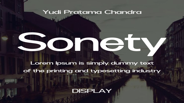 Sonety Font