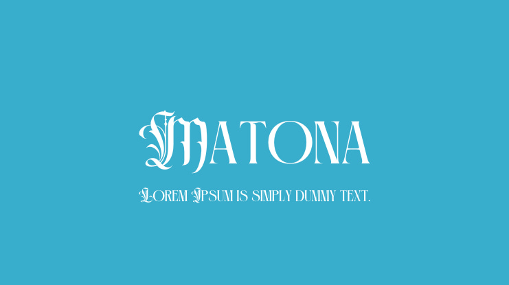 Matona Font