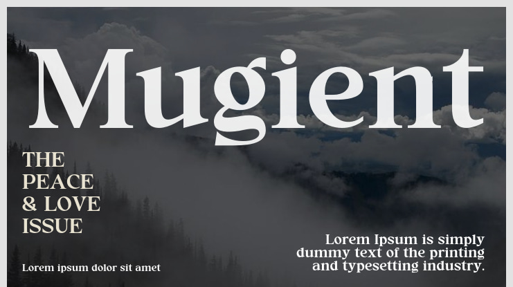 Mugient Font
