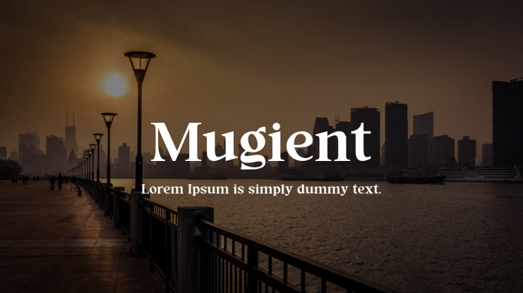 Mugient Font