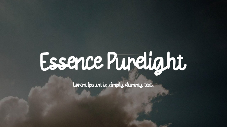 Essence Purelight Font