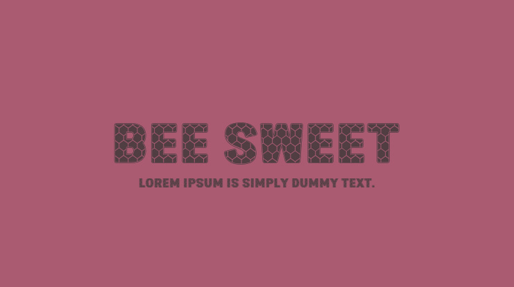 Bee Sweet Font