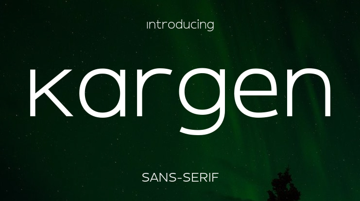 Kargen Font