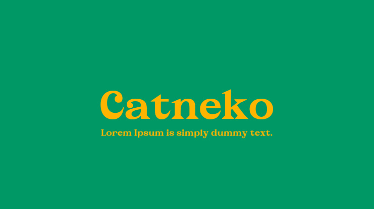 Catneko Font