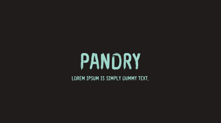 Pandry Font