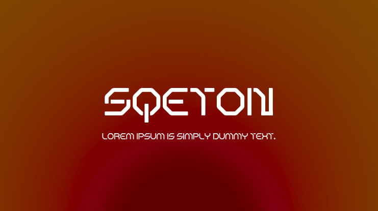 Sqeton Font