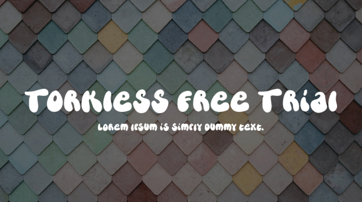 Torkless Free Trial Font