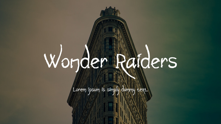 Wonder Raiders Font