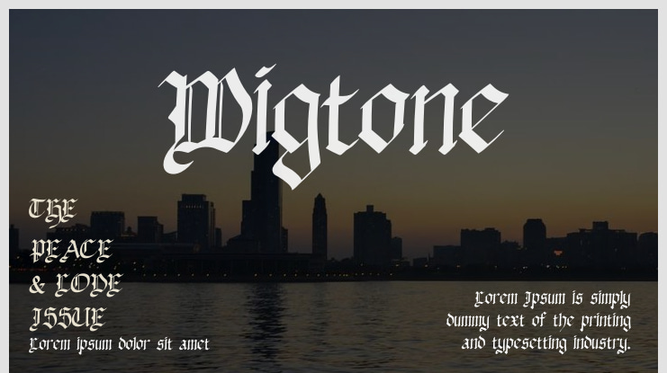 Wigtone Font