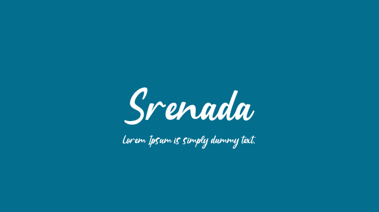 Srenada Font