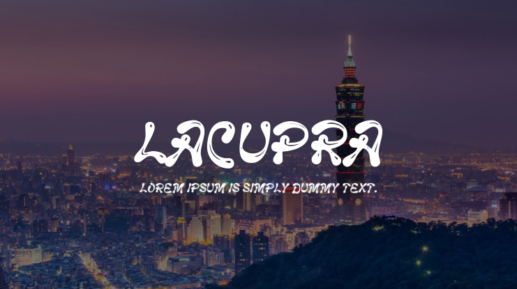 Lacupra Font