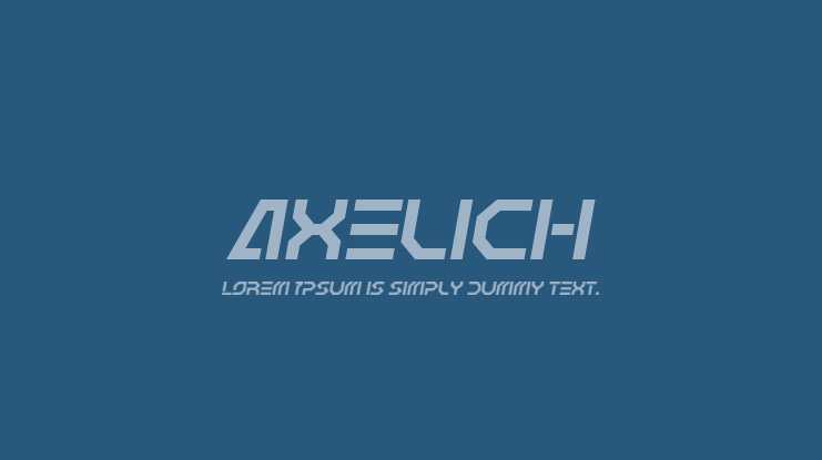 Axelich Font