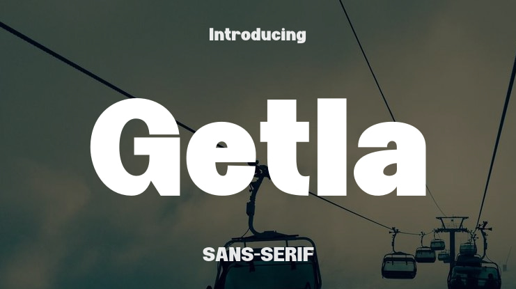 Getla Font
