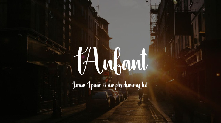 Anfant Font
