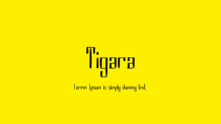 Tigara Font