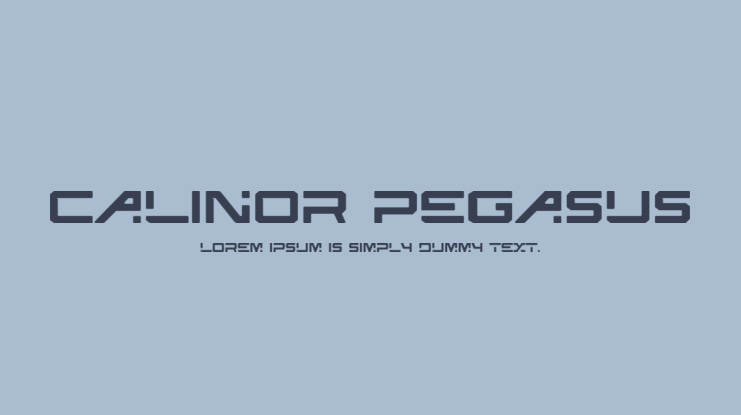 CALINOR PEGASUS Font