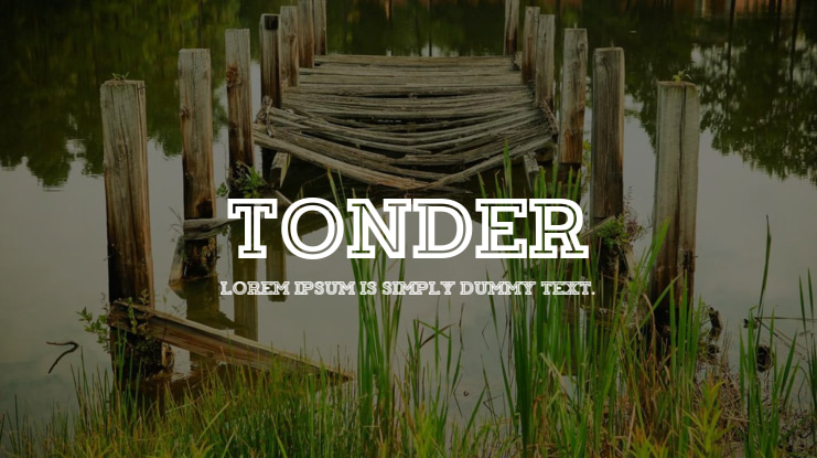 Tonder Font